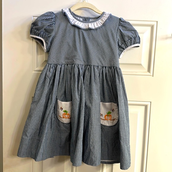 The Proper Peony Other - Proper Peony Gingham Pumkin Dress